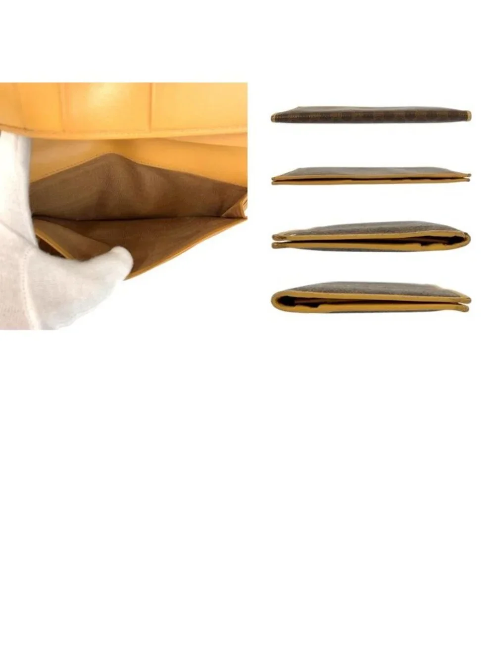 Celine Macadam Brown Wallet Billfold - Picture 9 of 9